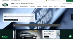 Desktop Screenshot of landrovernewportbeach.com